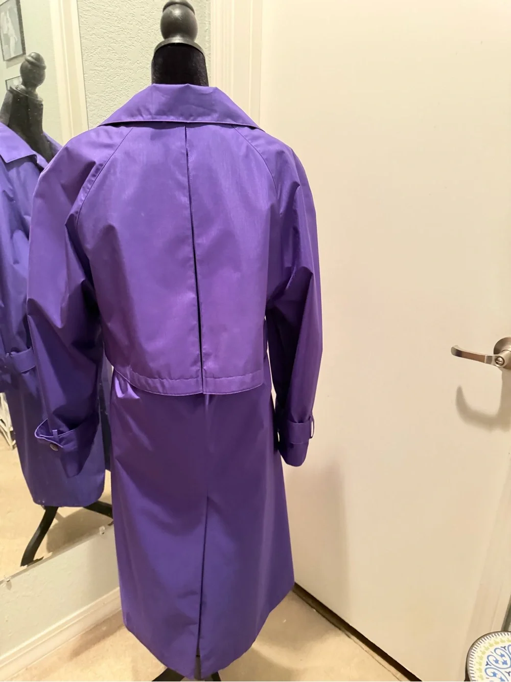 Purple Trench Coat - Classic Women's Trench
